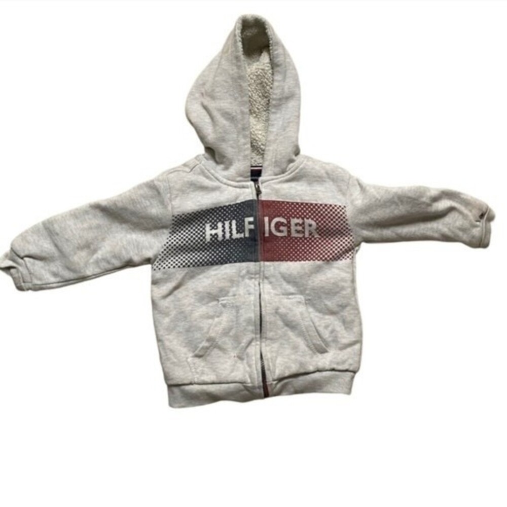 Tommy Hilfiger Boys' Long Sleeve Sherpa Full Zip Hoodie